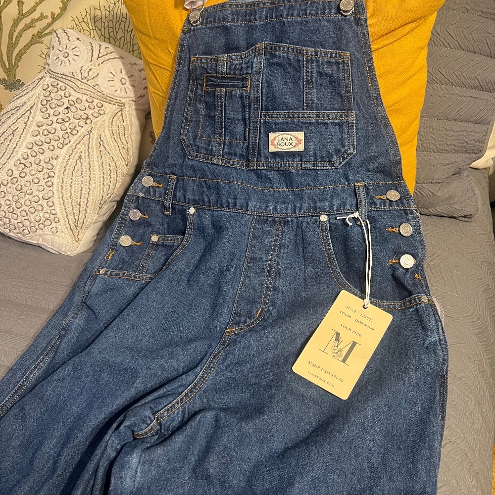 Blue Denim Overalls
